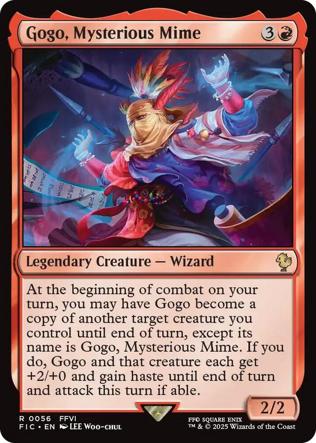 0056 Gogo, Mysterious Mime R Commander: FINAL FANTASY