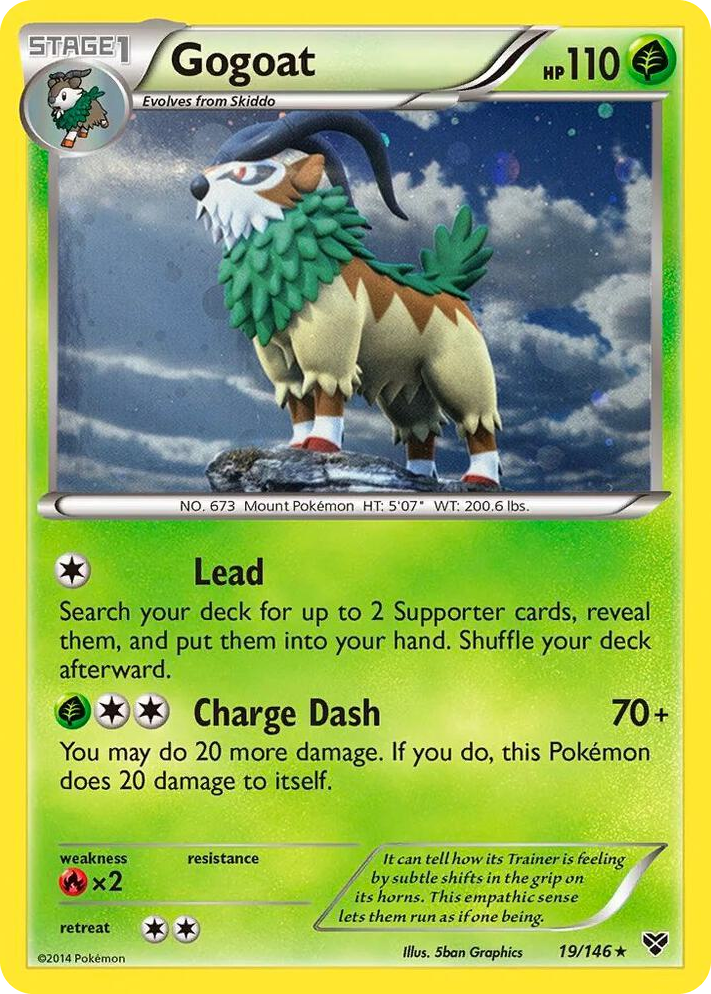 0019 Gogoat - 19/146 (Cosmos Holo) Promo Blister Exclusives
