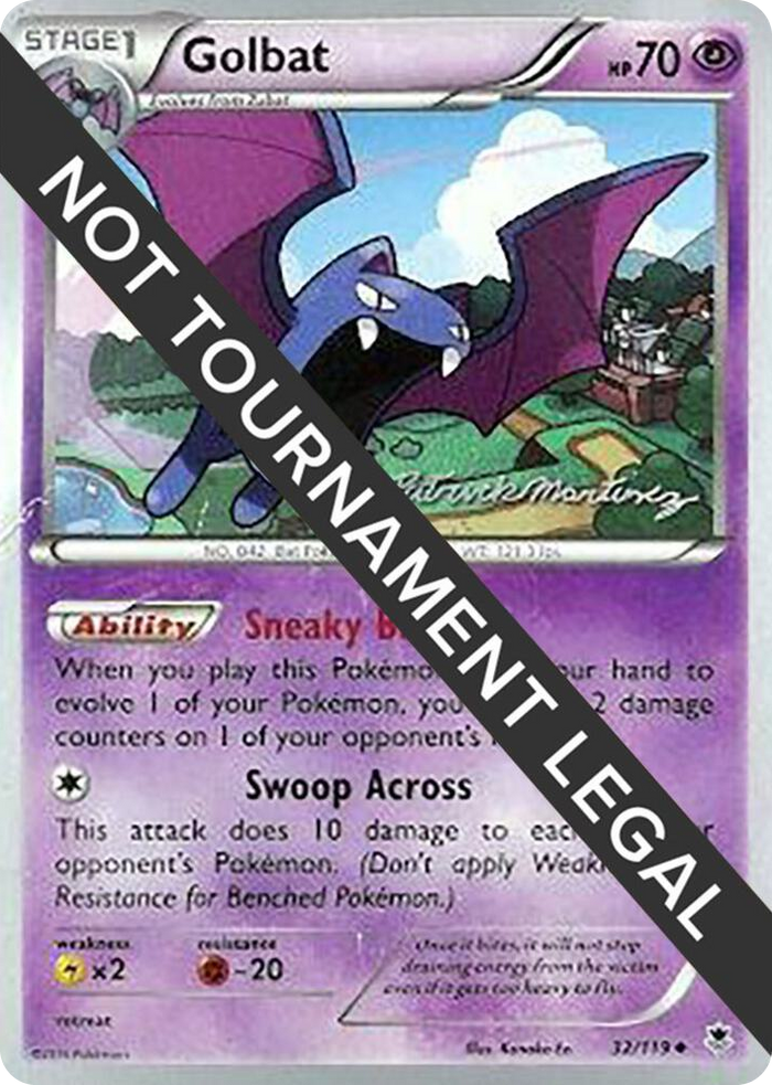 0032 Golbat - 2015 (Patrick Martinez) Uncommon World Championship Decks