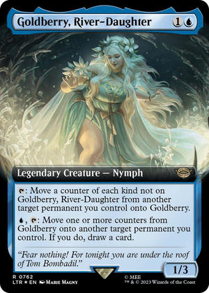 0762 Goldberry, River-Daughter (Extended Art) (Surge Foil) R Universes Beyond: The Lord of the Rings: Tales of Middle-earth