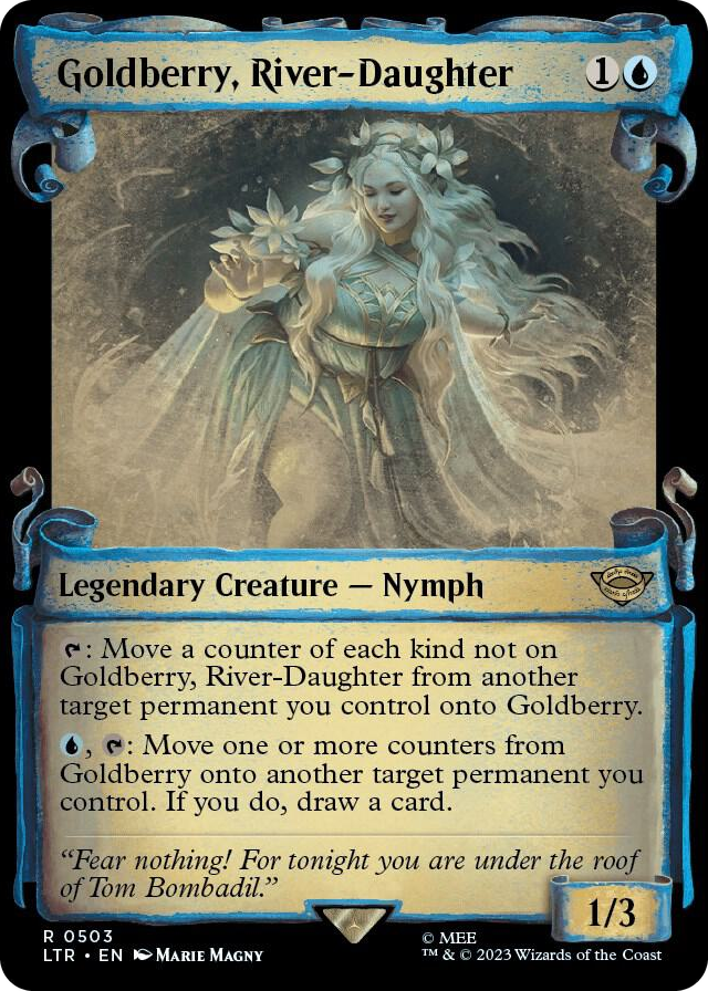 Goldberry, River-Daughter (Showcase Scrolls) #503 R - Universes Beyond: The Lord of the Rings: Tales of Middle-earth Pokemon card