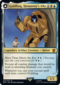 0011 Goldbug, Humanity's Ally M Universes Beyond: Transformers