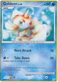 0003 Goldeen Common DP Trainer Kit: Manaphy & Lucario