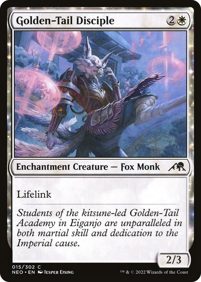 0015 Golden-Tail Disciple C Kamigawa: Neon Dynasty