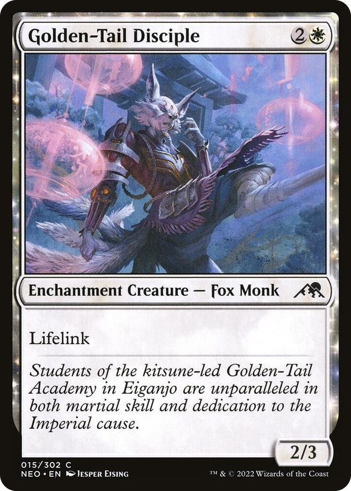 0015 Golden-Tail Disciple C Kamigawa: Neon Dynasty