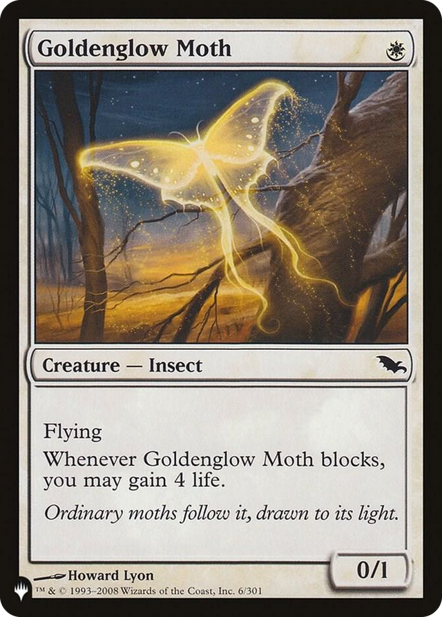 0006 Goldenglow Moth C The List Reprints