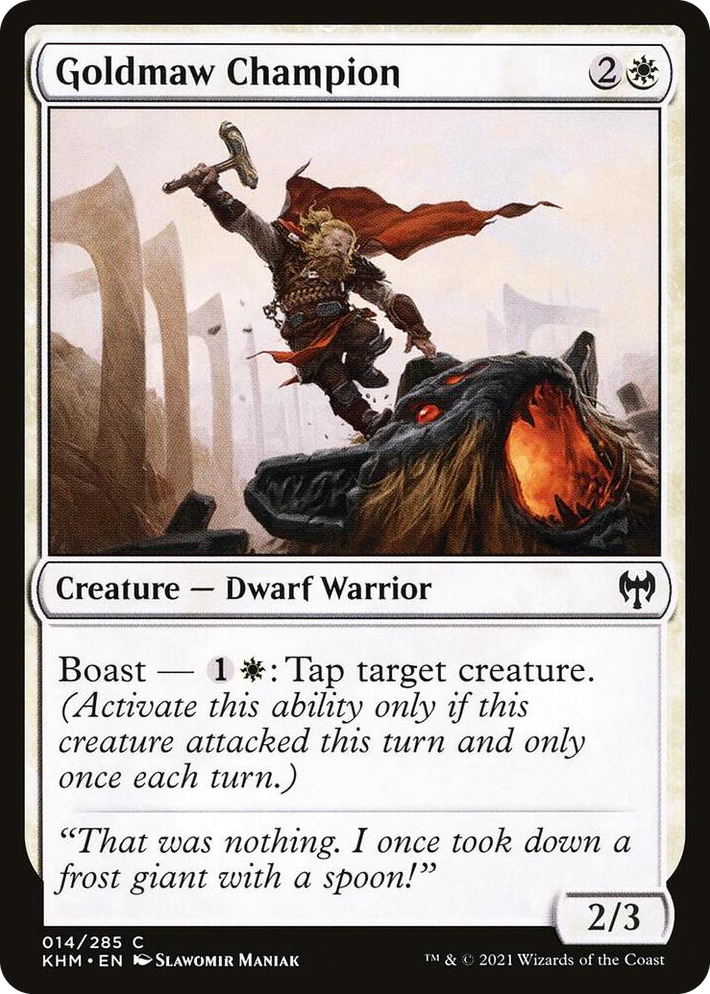 0014 Goldmaw Champion C Kaldheim