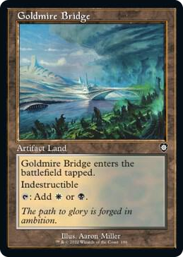 0186 Goldmire Bridge (Retro Frame) C Commander: The Brothers' War