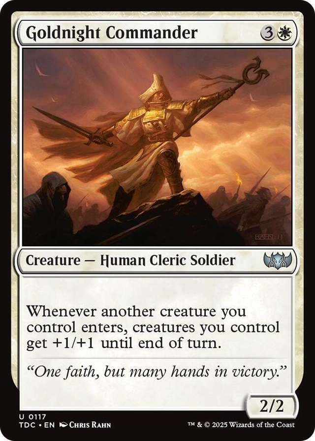0117 Goldnight Commander U Commander: Tarkir: Dragonstorm