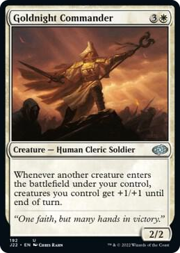 0192 Goldnight Commander U Jumpstart 2022