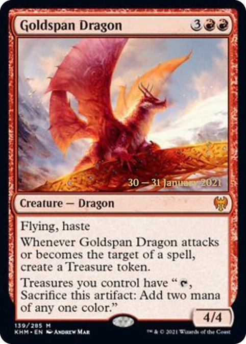 Goldspan Dragon #139 M - Prerelease Cards Pokemon card