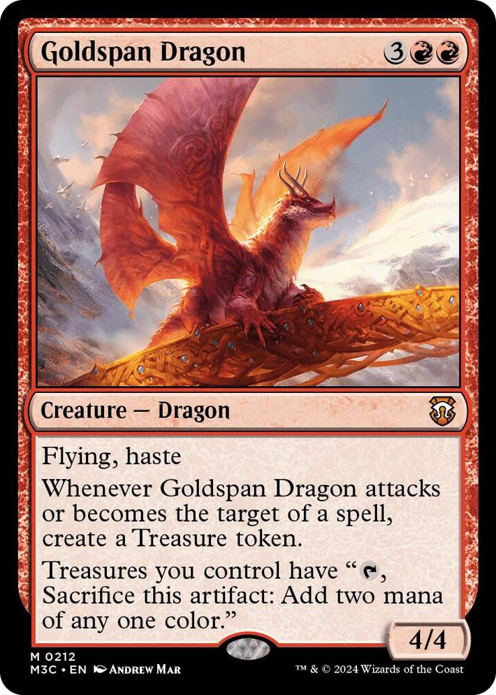 0212 Goldspan Dragon M Commander: Modern Horizons 3