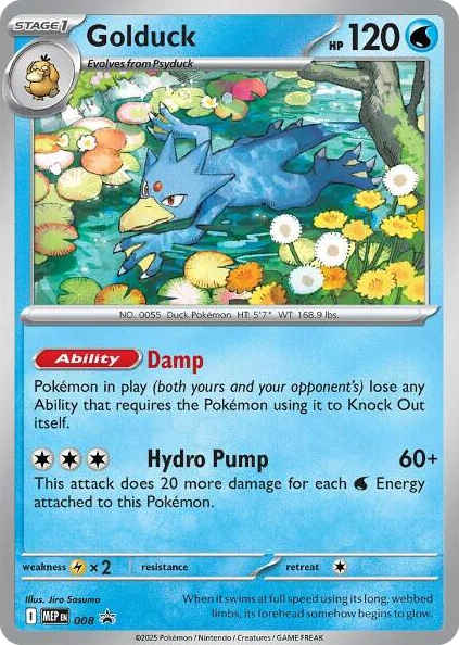 0008 Golduck - 008 Promo Mega Evolution Promo