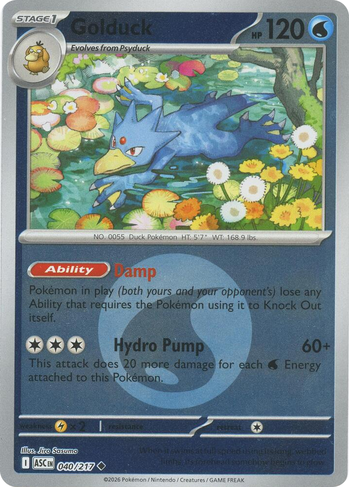 0040 Golduck (Energy Symbol Pattern) Uncommon Ascended Heroes