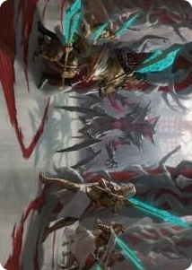Goldwardens' Gambit Art Card #29 S - Art Series: Phyrexia: All Will Be One Pokemon card