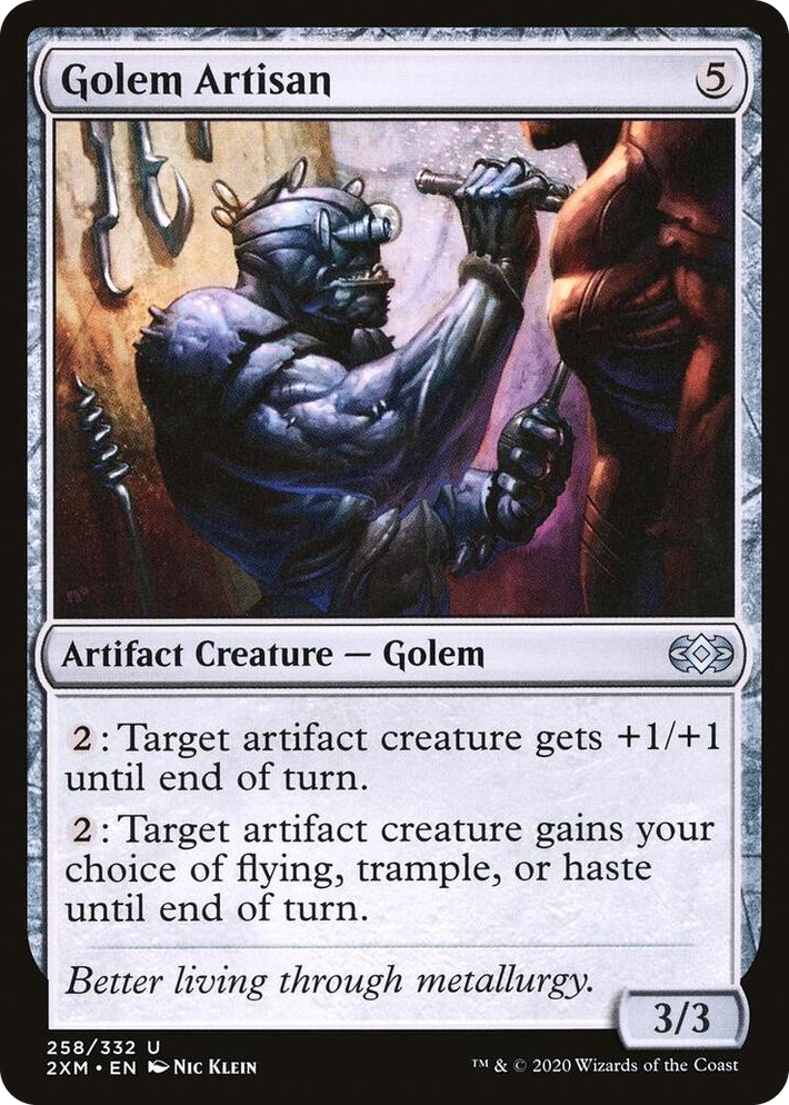 0258 Golem Artisan U Double Masters