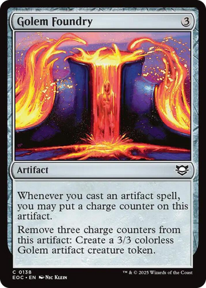 0138 Golem Foundry C Commander: Edge of Eternities