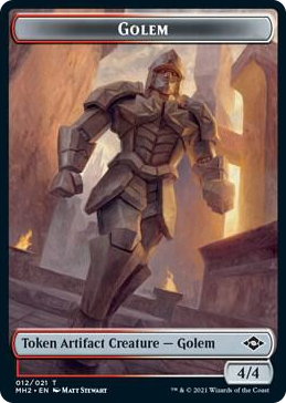 0012 Golem Token T Modern Horizons 2