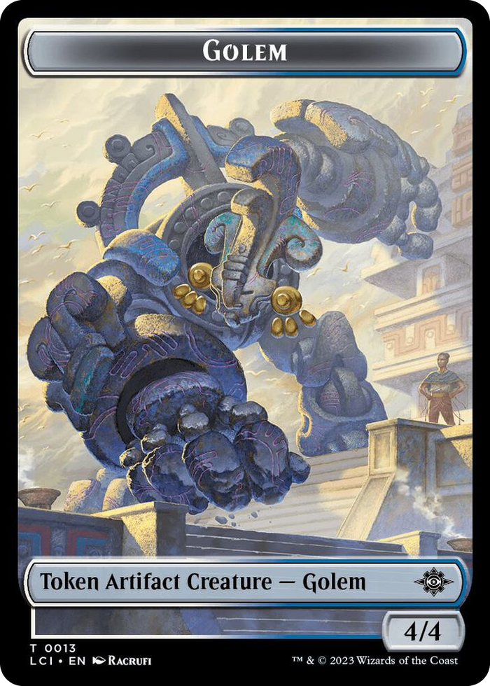 Golem Token #13 T - The Lost Caverns of Ixalan Pokemon card