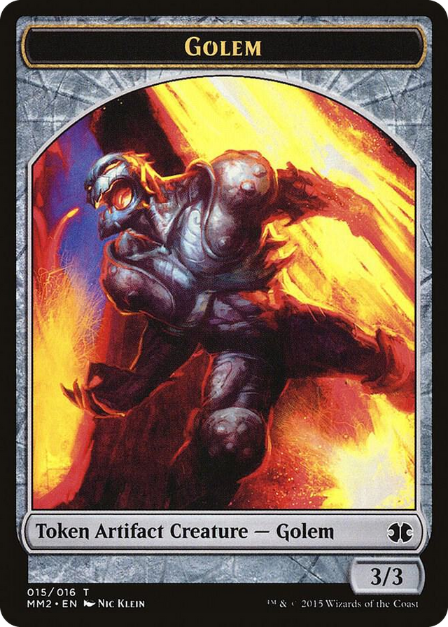 0015 Golem Token T Modern Masters 2015