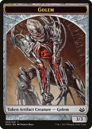 0020 Golem Token T Modern Masters 2017