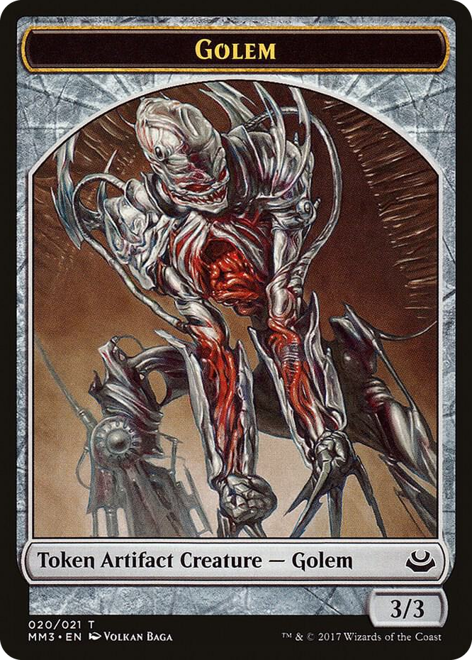 Golem Token #20 T - Modern Masters 2017 Pokemon card