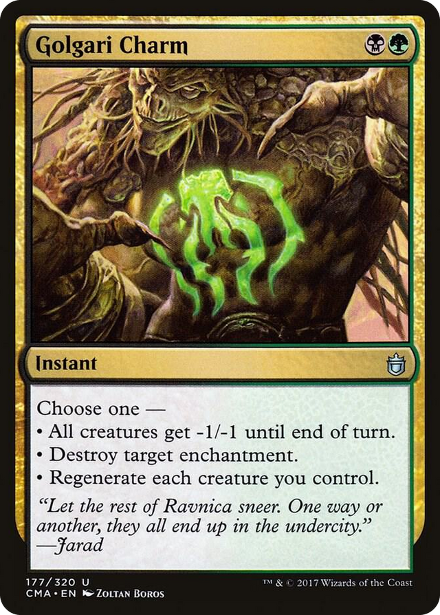 0177 Golgari Charm U Commander Anthology