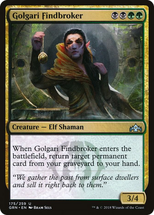 0175 Golgari Findbroker U Guilds of Ravnica
