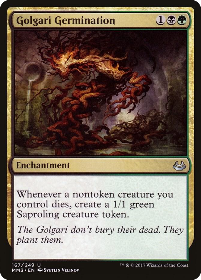 Golgari Germination #167 U - Modern Masters 2017 Pokemon card