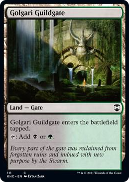 0111 Golgari Guildgate C Commander: Kaldheim