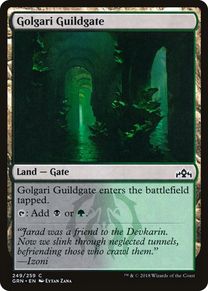 0249 Golgari Guildgate (249) C Guilds of Ravnica