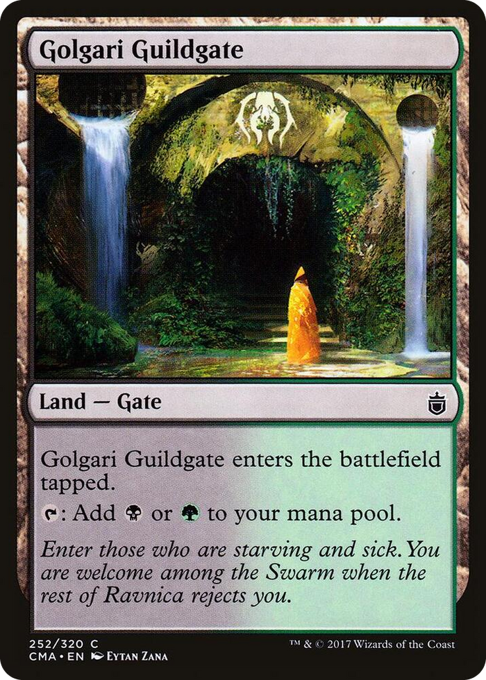 Golgari Guildgate #252 C - Commander Anthology Pokemon card