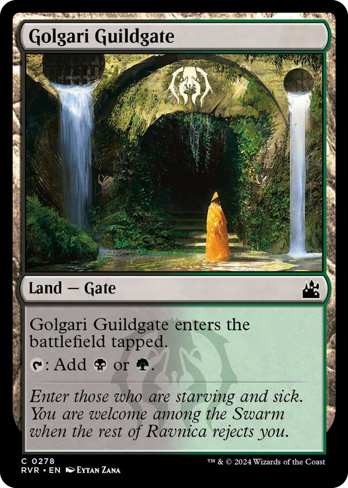 Golgari Guildgate #278 C - Ravnica Remastered Pokemon card