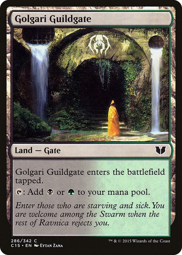 0286 Golgari Guildgate C Commander 2015