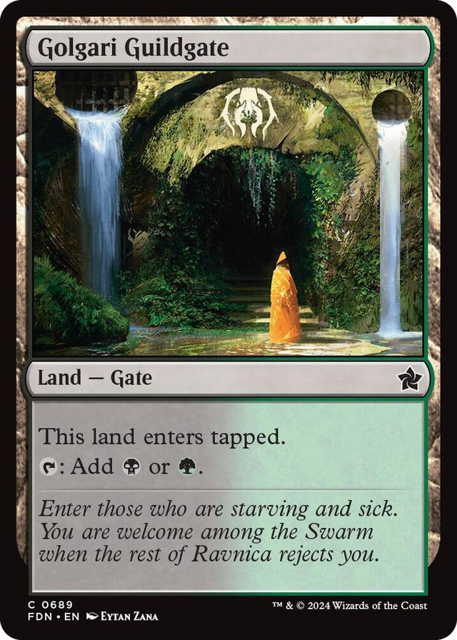 0689 Golgari Guildgate C Foundations