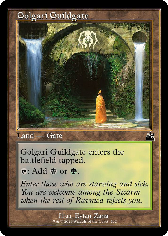 Golgari Guildgate (Retro Frame) #402 C - Ravnica Remastered Pokemon card
