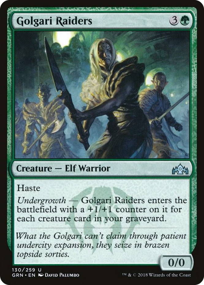 0130 Golgari Raiders U Guilds of Ravnica