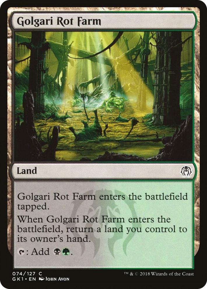 0074 Golgari Rot Farm C Guilds of Ravnica: Guild Kits