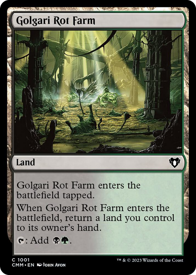 1001 Golgari Rot Farm C Commander Masters