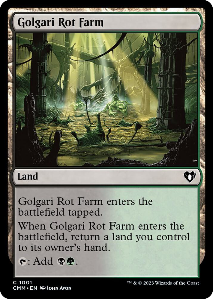 1001 Golgari Rot Farm C Commander Masters