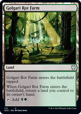 0112 Golgari Rot Farm U Commander: Kaldheim