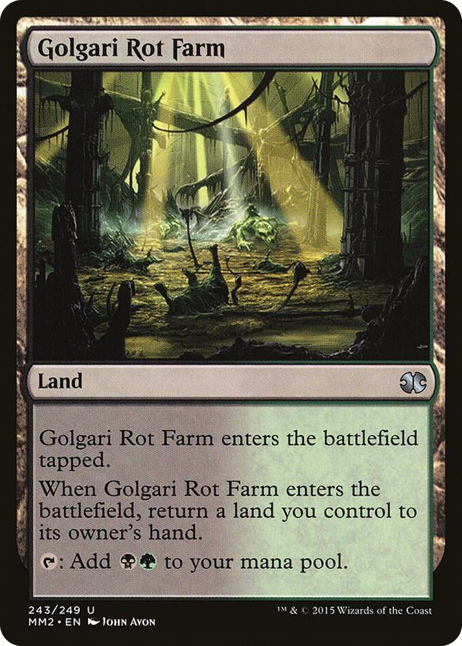 0243 Golgari Rot Farm U Modern Masters 2015