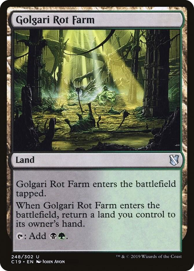 0248 Golgari Rot Farm U Commander 2019