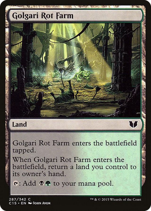 0287 Golgari Rot Farm C Commander 2015