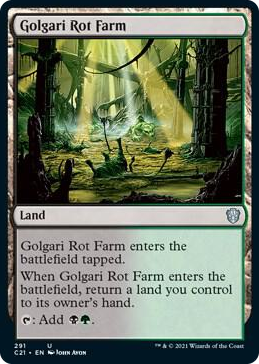0291 Golgari Rot Farm U Commander 2021