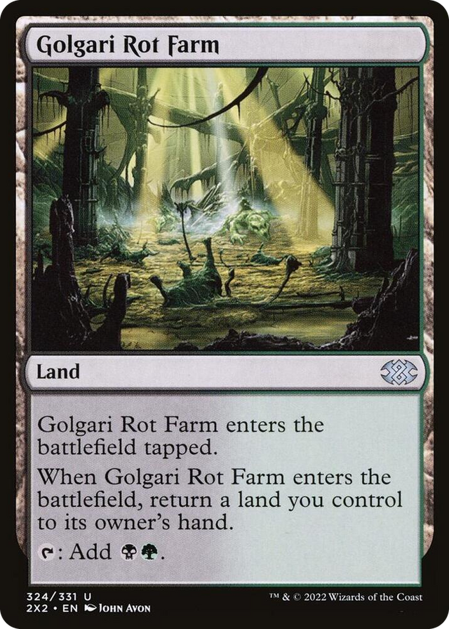 0324 Golgari Rot Farm U Double Masters 2022