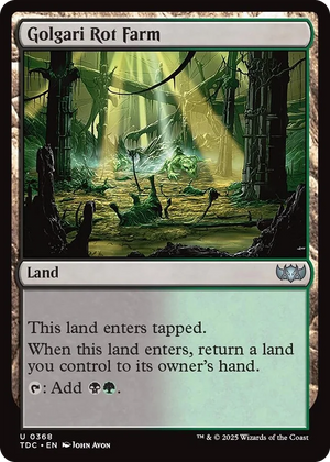 0368 Golgari Rot Farm U Commander: Tarkir: Dragonstorm