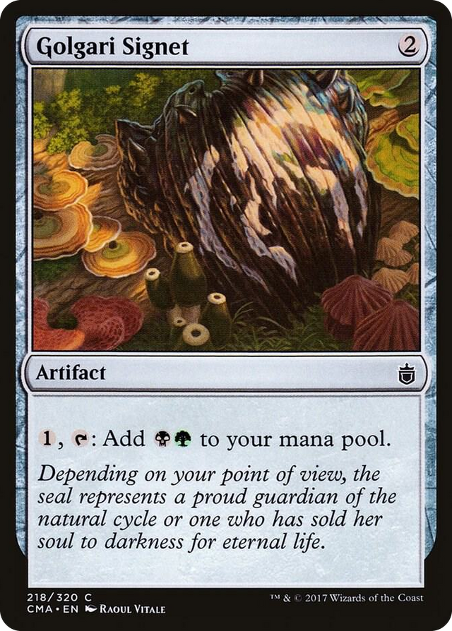 0218 Golgari Signet C Commander Anthology