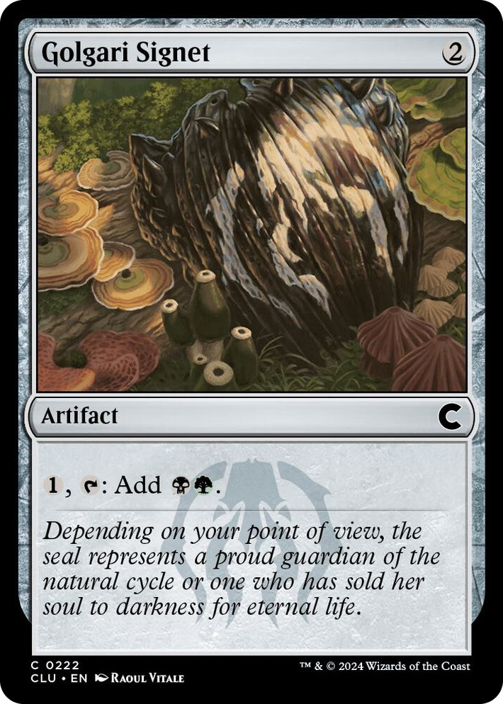 0222 Golgari Signet C Ravnica: Clue Edition