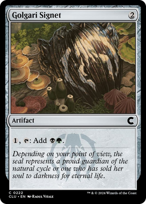 0222 Golgari Signet C Ravnica: Clue Edition